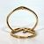 Bracciale Fendi FF placcato oro D'oro - vista 3