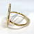 Bracciale Fendi FF placcato oro D'oro - vista 4
