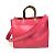 Fendi rosa Leder Tragetasche Pink - Ansicht 2