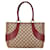 Borsa tote in tela GG di Gucci Beige Bordò Pelle  ref.1462512