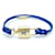 Bracelet Charme à Verrou LV Louis Vuitton Cuir Plaqué or Bleu Doré  ref.1462770