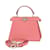 Sac Fendi Peekaboo I See You Petite 2-Way Cuir Rose  ref.1462885