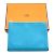 Hermès Neceser de cuero azul Hermes - vista 14