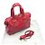 Borsa Duffle Mini Fendi 8BL114 Rosso - vista 13