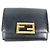 Fendi Black Leather Tri-Fold Wallet