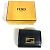 Fendi Black Leather Tri-Fold Wallet - view 2