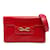 Gucci Vintage Red Leather Shoulder Bag  ref.1463242