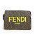 Fendi 7VA564 Borsa Clutch Zucca Marrone