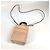 Borsa in pelle beige Fendi 8BS051 - vista 13