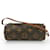 Pouch Papillon Monogramm Braun Louis Vuitton Lackleder  ref.1463434