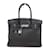 Sac à main Hermès Birkin 30 noir Cuir  ref.1463539