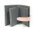 Céline Celine Bicolor Compact Trifold Wallet Brown - view 10