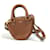 Céline Bolsa de ombro de couro marrom Celine  ref.1463586