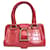 Céline Borsa in pelle rossa Celine Rosso