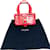 Céline Borsa in pelle rossa Celine Rosso - vista 16