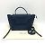 Céline Borsa in pelle navy Celine Blu navy - vista 15