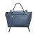 Céline Borsa in pelle navy Celine Blu navy - vista 2