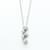 Tiffany & Co Tiffany Bubble Necklace in Platinum 950 with Diamond Silvery  ref.1463854