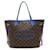 Louis Vuitton Monogram Ikat Flower Neverfull MM Tote Bag Blue Patent leather  ref.1463985