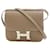 Hermès Bolso de Hombro Hermes Constance 18 Miroir Gris Gris pardo Cuero  ref.1464070