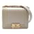 Le Boy Bolsa de Ombro Chanel Boy Chanel Chain Branco Couro  ref.1464135