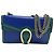 Gucci Bicolor Schultertasche Blau