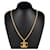 Collier Pendentif Chanel Coco Mark Doré  ref.1464378