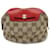 Gucci GG Canvas Ribbon Multi-Pouch Red Beige Leather Cloth  ref.1464438