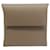 Hermès Porte-monnaie en cuir Epsom Hermes Bastia Taupe  ref.1464485