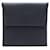 Hermès Hermes Bastia Navy Coin Purse Navy blue Leather  ref.1464504