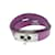 Hermès Hermes Kelly Bracelet Double Tour in Purple Leather Pony-style calfskin  ref.1464538