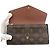 Billetera bi-fold Monogram Louis Vuitton Castaño Monograma - vista 9