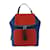 Loewe Goya Small Backpack Red Blue Navy blue Leather  ref.1464753