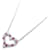 Collier Sentimental Heart en saphir rose et diamant de Tiffany & Co. Platine  ref.1464849