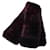 Sciarpa Chanel CC Mark in Rosso Bordeaux e Nero