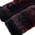 Sciarpa Chanel CC Mark in Rosso Bordeaux e Nero - vista 6