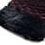 Sciarpa Chanel CC Mark in Rosso Bordeaux e Nero - vista 7