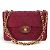 Borsa a spalla in pelle rossa Chanel Rosso