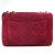 Borsa a spalla in pelle rossa Chanel Rosso - vista 2