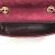 Borsa a spalla in pelle rossa Chanel Rosso - vista 8