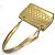 Borsa Chanel Coco Ball in pelle oro D'oro - vista 4