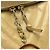 Bolsa de ombro Chanel CC Coco Charm Bege - vista 8