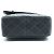 Borsa a spalla in pelle grigia Chanel Marrone - vista 5
