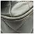 Borsa a spalla in pelle grigia Chanel Marrone - vista 9