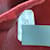 Borsa Chanel CC Mark Rosso - vista 13