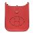Hermès Borsa a spalla Pochette in pelle rossa Hermes Evelyn TPM Rosso - vista 2