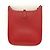 Hermès Borsa a spalla Pochette in pelle rossa Hermes Evelyn TPM Rosso - vista 3