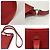 Hermès Borsa a spalla Pochette in pelle rossa Hermes Evelyn TPM Rosso - vista 6
