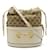 Gucci Horsebit 1955 GG Canvas Bucket Bag Beige Cream Leather Cloth  ref.1465178