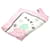 Serviette de bain Chanel Camélia Coco Mark Rose Blanc